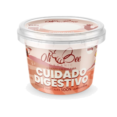 Oli Bee Organic Alimento Fresco Para Cuidado Digestivo Pollo y Vegetales 500g