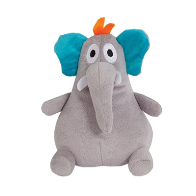 ZOOBILEE Juguete de Peluche Para Perro Elefante