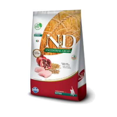 N&D Ancestral Fel Frango Kitten 7,5Kg