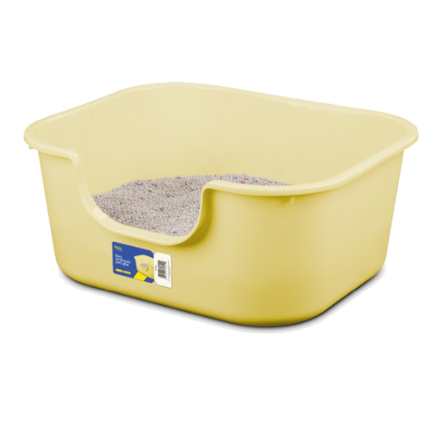 Hola Pets Litera Abierta Rectangular  Banana Grande