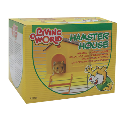 Living World Casa Plastica Para Hamster Con Escalera