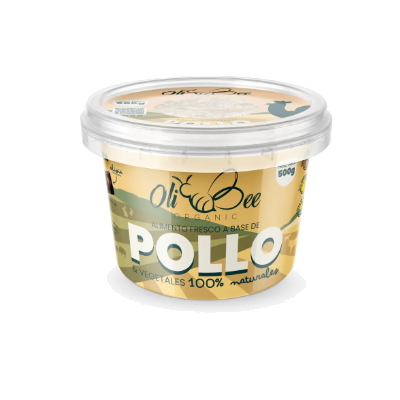 Oli Bee Organic Alimento Fresco a Base de Pollo y Vegetales 500g