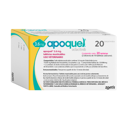 Zoetis Apoquel Masticable 3.6mg (Por Blister)