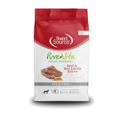 Nutrisource PureVita Beef and Red Grain Free 5.4kg