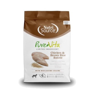 Nutrisource PureVita Dog Chicken-Brown 1.81 kg