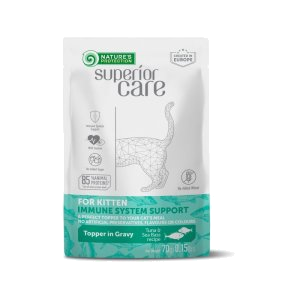 Natures Protection Superior Care Pouch Sistema Inmune Kitten Atún Y Lubina 70gr