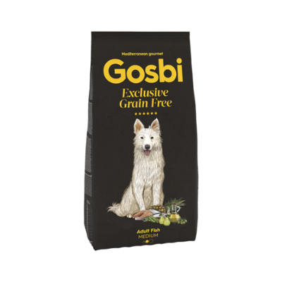 GOSBI EXCLUSIVE GRAIN FREE ADULT FISH MEDIUM