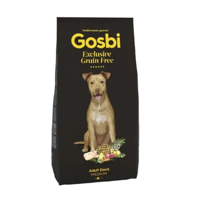 GOSBI EXCLUSIVE GRAIN FREE ADULT DUCK MEDIUM