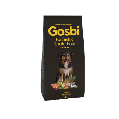 GOSBI EXCLUSIVE GRAIN FREE LIGHT MEDIUM 3Kg.