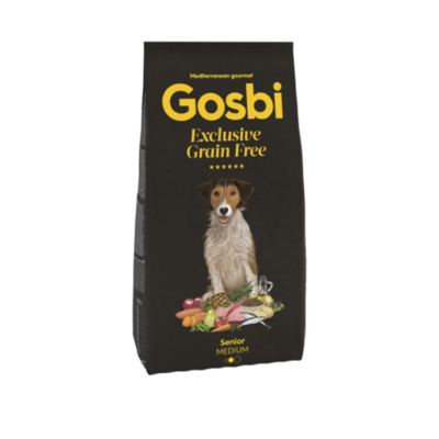 GOSBI EXCLUSIVE GRAIN FREE SENIOR MEDIUM