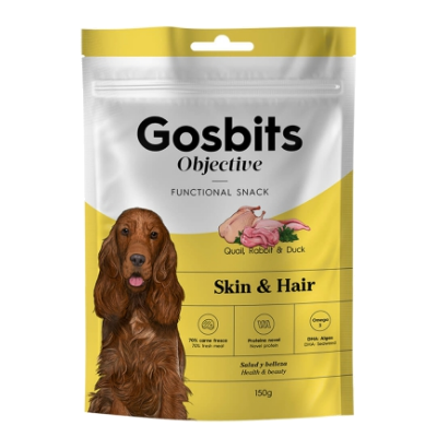 GOSBITS DOG OBJECTIVE SKIN&HAIR 150g.