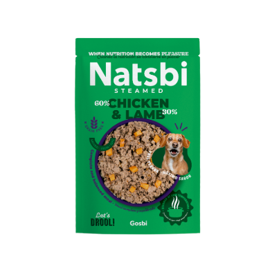 NATSBI STEAMED CHICKEN & LAMB 500 g