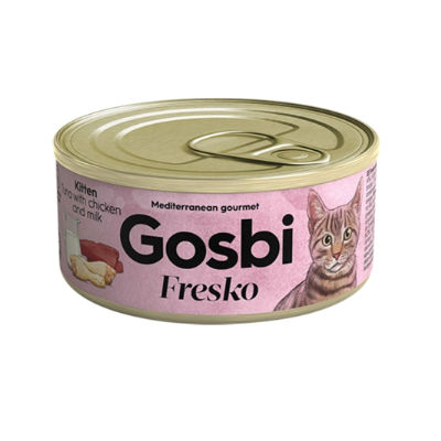 FRESKO CAT KITTEN TUNA WITH CHICKEN AND MILK 70 GR.