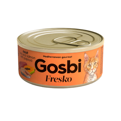 FRESKO CAT ADULT TUNA AND SALMON WITH PAPAYA 70 GR.