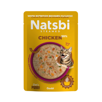 NATSBI CAT STEAMED CHICKEN 80 g