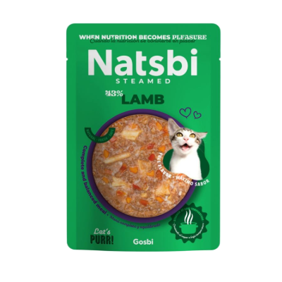 NATSBI CAT STEAMED LAMB 80 g