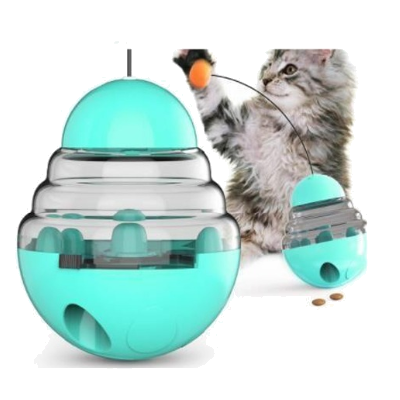 VENCOR - JUGUETE GIRATORIO PARA GATOS  CON DISPENSADOR DE PREMIO