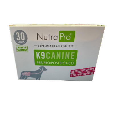 NutraPro K9 Canino Pre/Pro/Postbiotica 1g (Por Sobre)