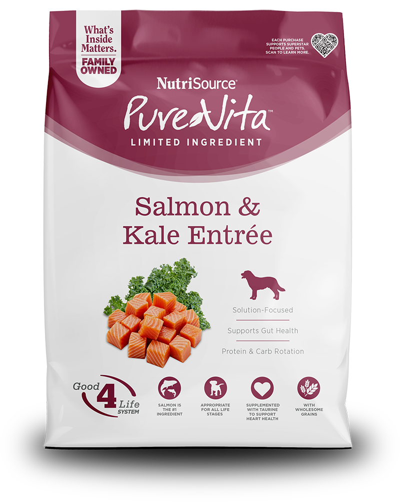 Nutrisource - Pure Vita Dog Salmon Kale 1.8 KG