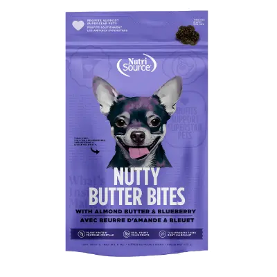 Nutrisource - Nutty Butter Bites Con Granos Mantequilla De Almendra y Arándanos 170 g 