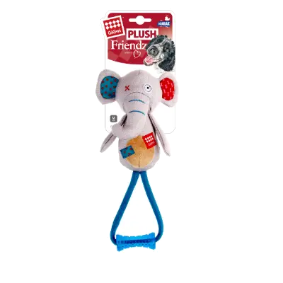 Gigwi -  Elephant Plush Friendz with TPR Johnny Stick