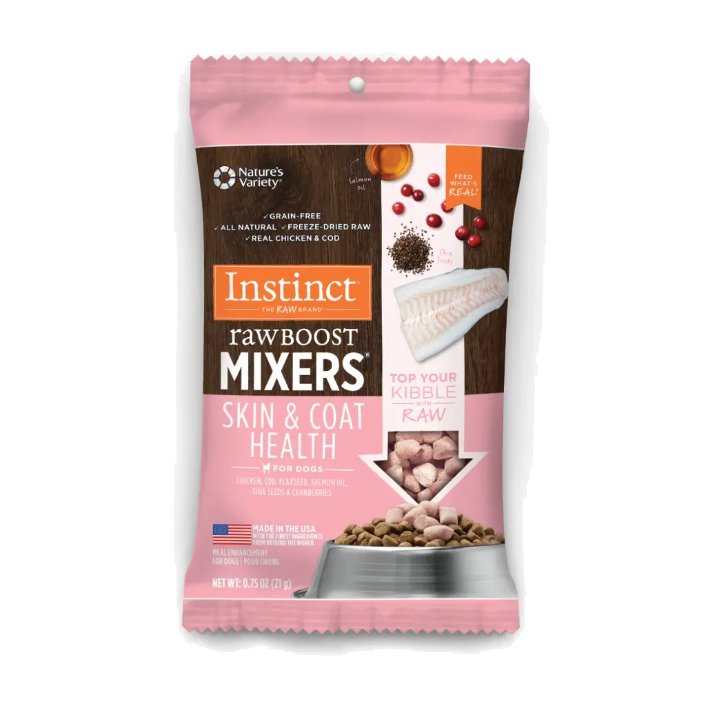 Instinct - Raw Boost Mixers- Skin & Coat Healt Dog 23 g