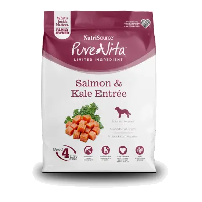 Nutrisource - Pure Vita Dog Salmon-Kale 11.33 KG