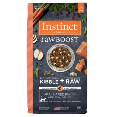 Instinct Cat Food Raw Boost Real Salmon Recipe 1.8 KG