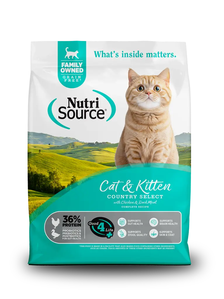 Nutrisource - Cat Country Select Grain Free 5.44 KG