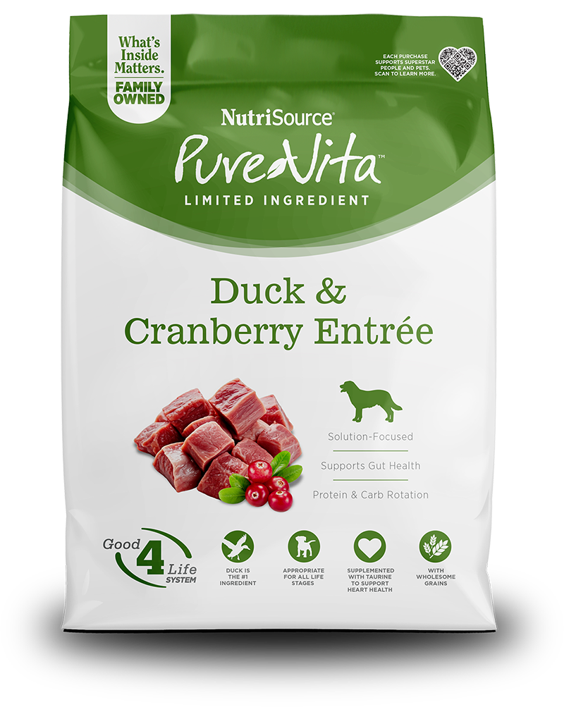 Nutrisource PureVita Duck & Cranberry 5.4kg