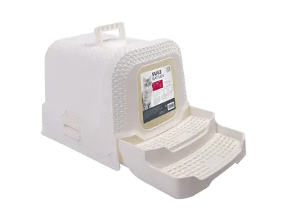 M-Pets Litera Rattan  Suez - Blanca 