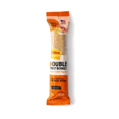 Double Treat Bone - Tocino y Queso - Ultra Chewy
