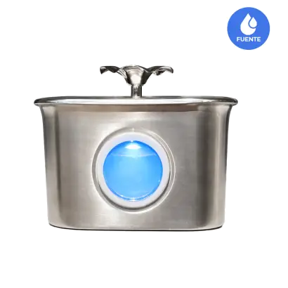 Royal - Fuente de Agua 2.6 Litros - Acero Inoxidable 304 Luz Led