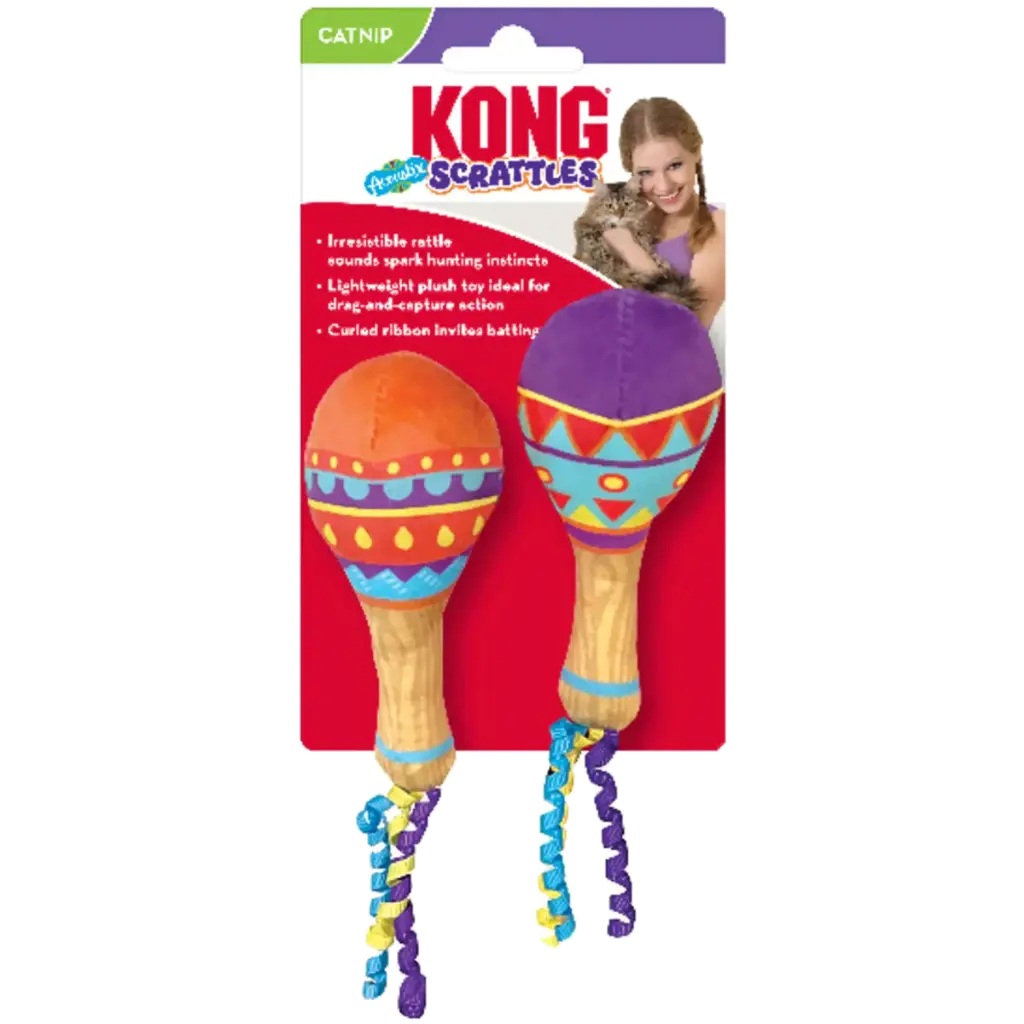 Kong For Cats Scrattles Acoustix 2-Pack