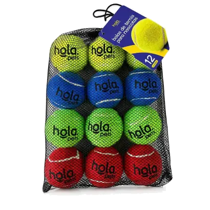 Hola Pets Bolas De Tenis Para Perros Hola Pets – 12 Unidades