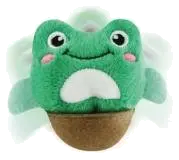GiGwi 'Catch N Scratch' Eco line Frog with Tumbler Compressed ball