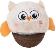 GiGwi 'Catch N Scratch' Eco line Owl with Tumbler Compressed ball