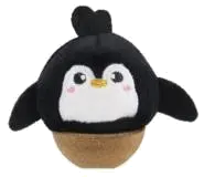 GiGwi 'Catch N Scratch' Eco line Penguin with Tumbler Compressed ball