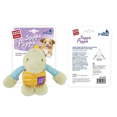 GiGwi 'Suppa Puppa' dinosaur with squeaker inside