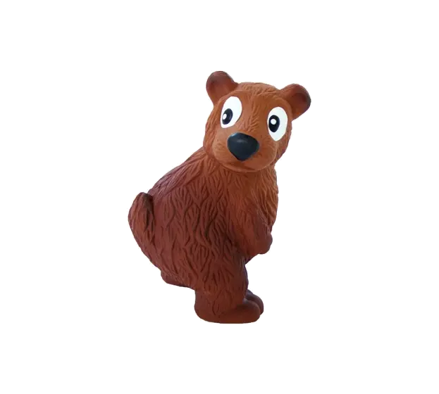 OH Tootiez Bear Brn Sm Latex
