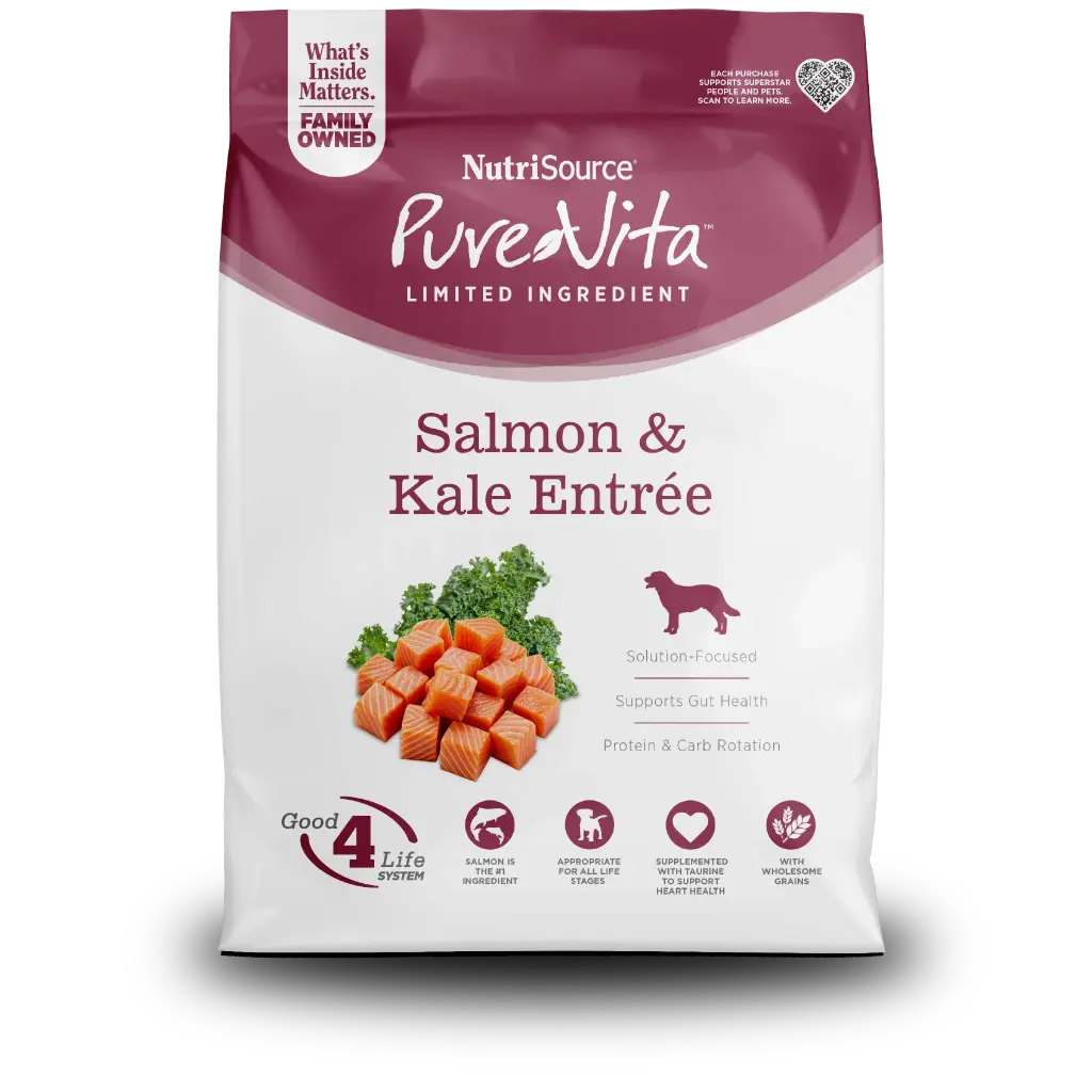 Nutrisource - Pure Vita Dog Salmon Kale 5.4 KG