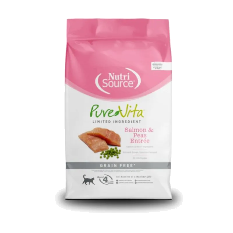 Nutrisource PureVita Grain Free Salmon & Peas Entrée Cat 5.4kg