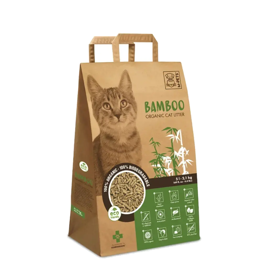 M-Pets Bamboo Cat Litter - 5L / 2.1