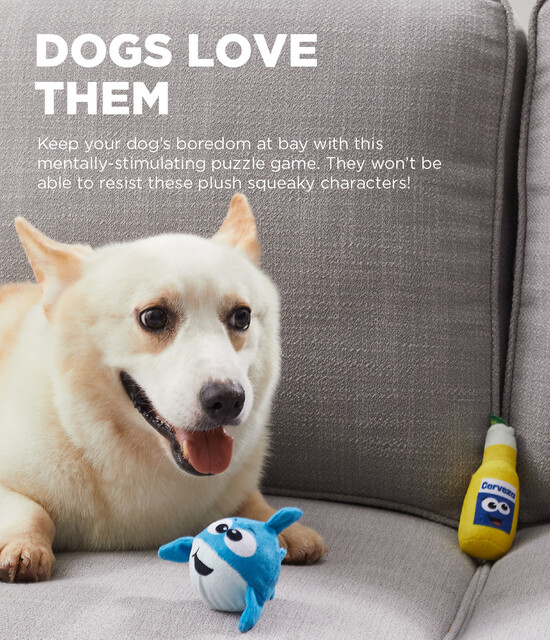 Outward Hound Hide A Surf Van Plush Dog Toy Puzzle, Multi