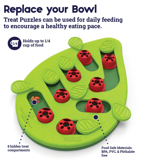 Outward Hound Buggin' Out Puzzle & Play Cat Game, Green