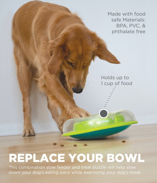 Outward Hound Wobble Bowl Interactive Treat Puzzle Dog Toy, Multi