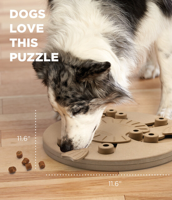 Outward Hound Dog Worker Interactive Treat Puzzle Dog Toy, Tan