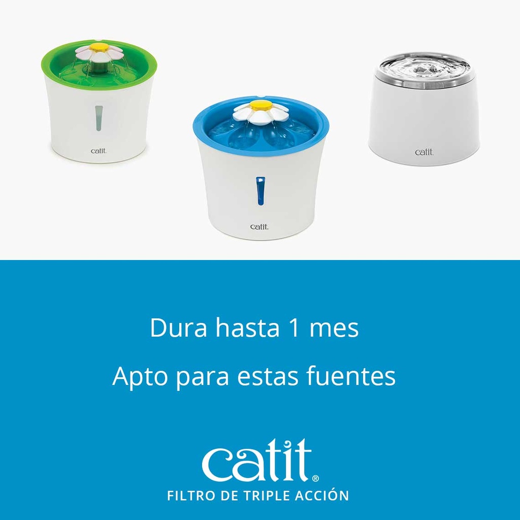 Catit Filtro de triple acción
