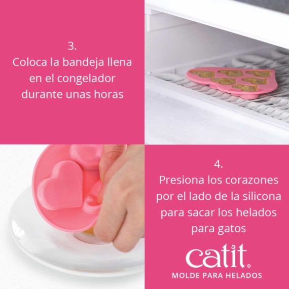 Catit Molde para Helados en Forma de Corazón