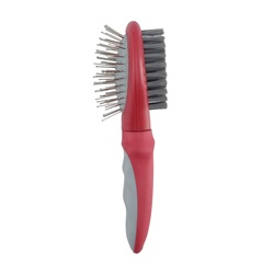 Le Salon Essentials Dog Bristle-Steel Pin Combo Brush - Small
